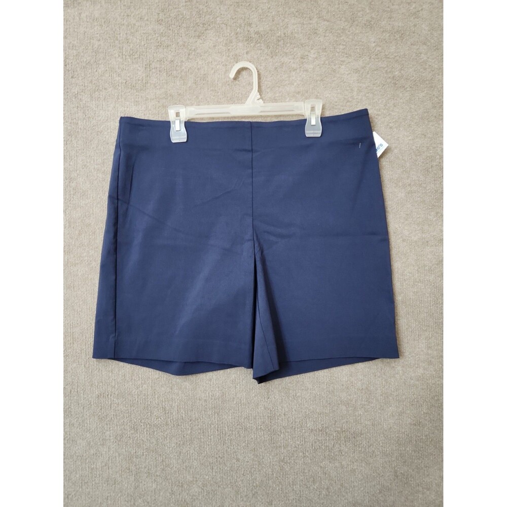 Chicos Perfect Stretch Josie Shorts Womens 3 US 16 Blue Pull On NWOT
